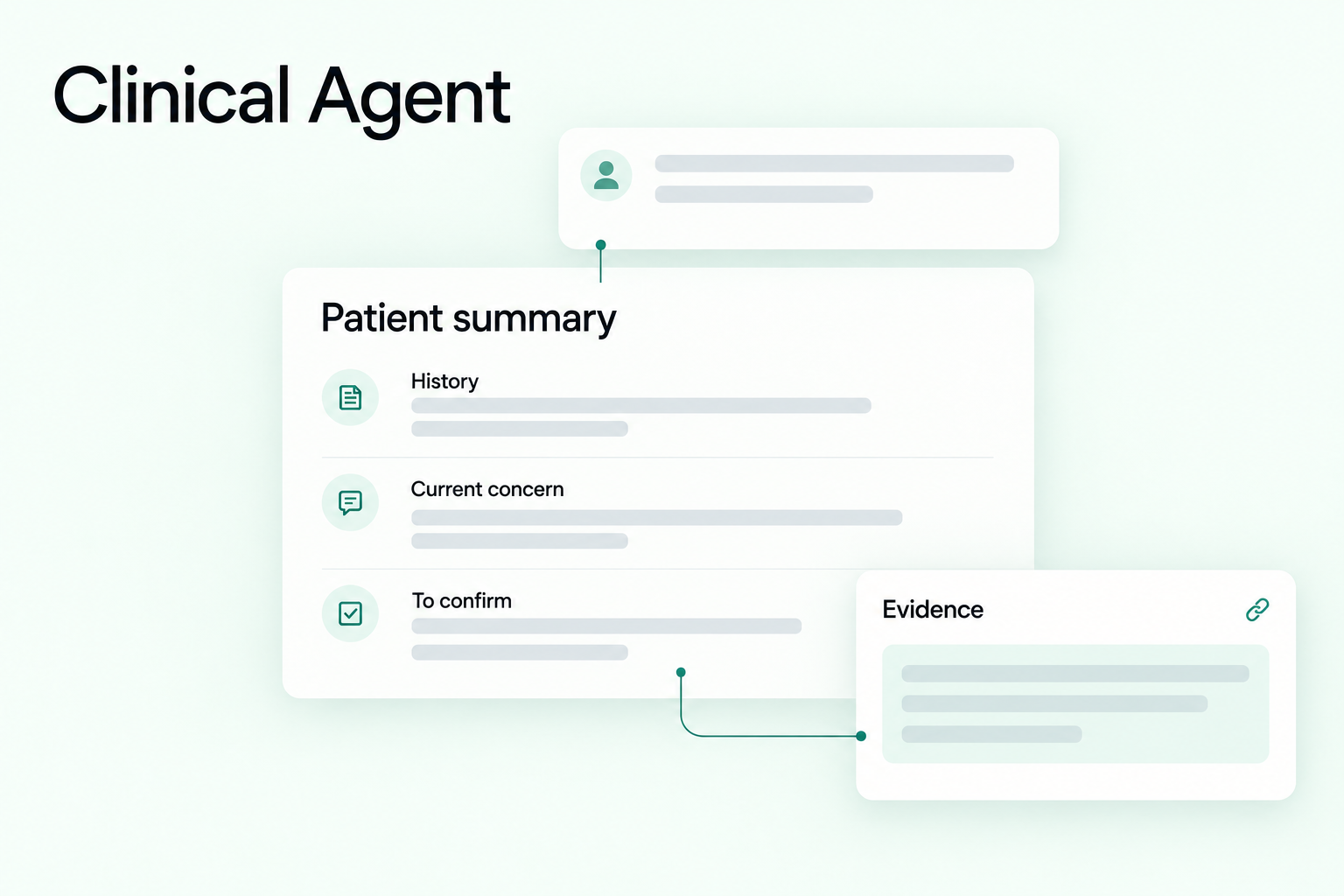 Clinical Agent 概念封面：病例讨论工作台